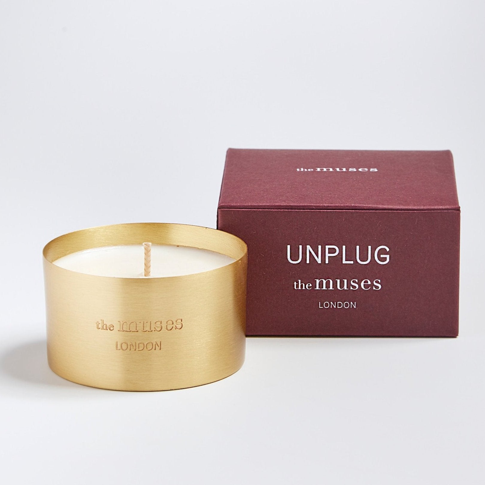 The Muses Unplug candle small